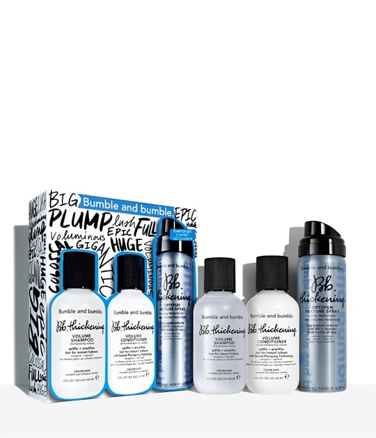 Thickening Travel-Size Volumizing Hair Set for Fine Hair